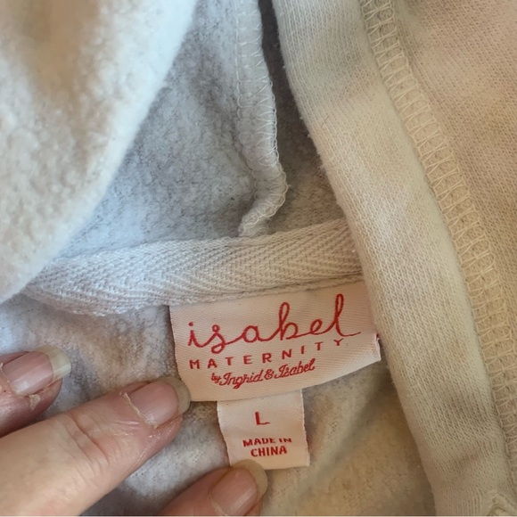 Isabel Maternity by Ingrid & Isabel Soft Cream Top - Picture 3 of 5